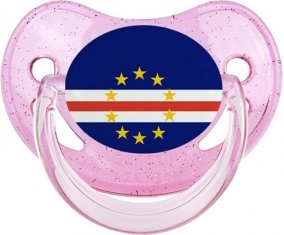 Drapeau Cap-Vert Sucete Physiologique Rose à paillette
