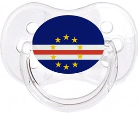 Drapeau Cap-Vert Sucette Cerise Transparent classique