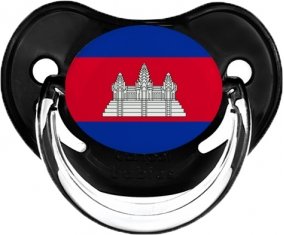 Drapeau Cambodge Sucette Physiologique Noir classique