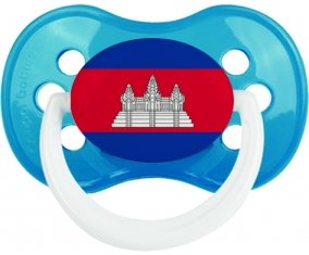 Drapeau Cambodge Tétine Anatomique Cyan classique