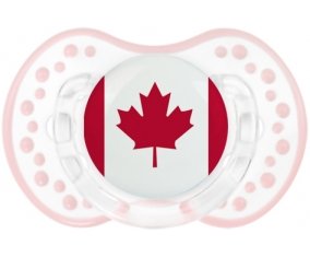 Drapeau Canada Sucete LOVI Dynamic Retro-blanc-rose-tendre classique