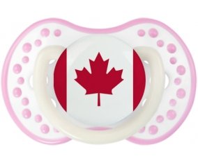 Drapeau Canada Sucete LOVI Dynamic Blanc-rose phosphorescente