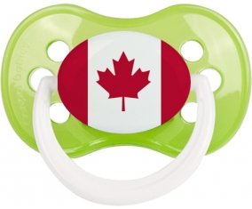 Drapeau Canada Sucete Anatomique Vert classique