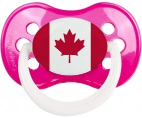 Drapeau Canada Sucete Anatomique Rose foncé classique