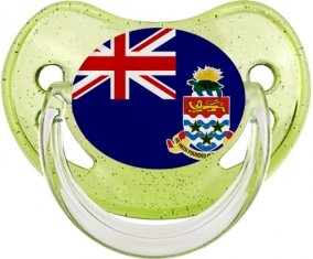 Drapeau Îles Caïmans Sucete Physiologique Vert à paillette