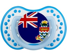 Drapeau Îles Caïmans Tétine LOVI Dynamic Blanc-bleu phosphorescente