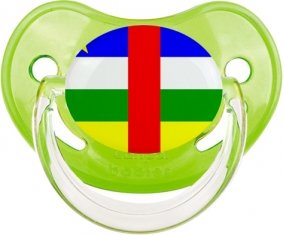Drapeau République centrafricaine Sucette Physiologique Vert classique