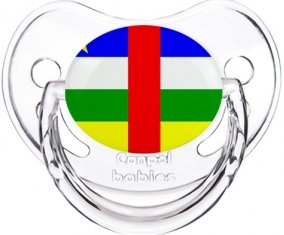 Drapeau République centrafricaine Sucette Physiologique Transparent classique