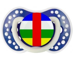 Drapeau République centrafricaine Sucette LOVI Dynamic Bleu-marine phosphorescente