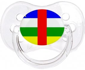 Drapeau République centrafricaine Sucette Cerise Transparent classique