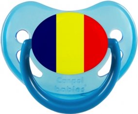 Drapeau Tchad Sucette Physiologique Bleue phosphorescente