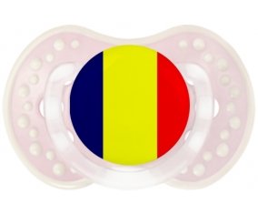 Drapeau Tchad Sucette LOVI Dynamic Retro-rose-tendre classique