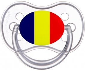Drapeau Tchad Sucette Anatomique Transparente classique