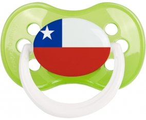 Drapeau Chili Sucete Anatomique Vert classique