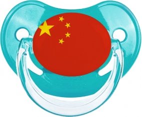 Drapeau Chine Sucete Physiologique Bleue classique