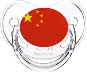 Drapeau Chine Sucete Physiologique Transparent classique