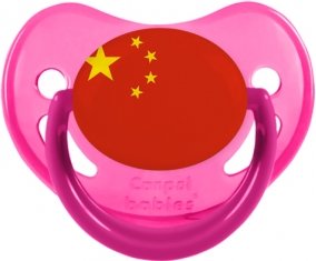 Drapeau Chine Sucete Physiologique Rose phosphorescente