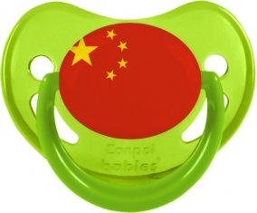 Drapeau Chine Sucete Physiologique Vert phosphorescente