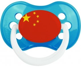 Drapeau Chine Sucette Anatomique Cyan classique