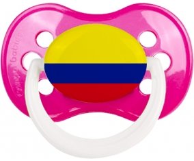 Drapeau Colombie Sucete Anatomique Rose foncé classique