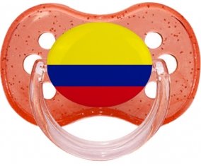 Drapeau Colombie Sucete Cerise Rouge à paillette