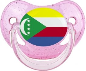 Drapeau Comores Sucete Physiologique Rose à paillette