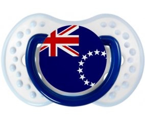 Drapeau les Îles Cook Sucette LOVI Dynamic Marine-blanc-bleu classique