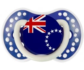 Drapeau les Îles Cook Sucette LOVI Dynamic Bleu-marine phosphorescente