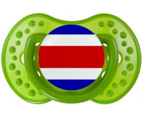 Drapeau Costa Rica Sucette LOVI Dynamic Vert classique