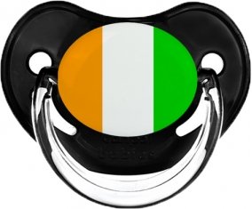 Drapeau Côte d'Ivoire Tétine Physiologique Noir classique