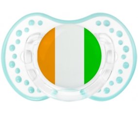Drapeau Côte d'Ivoire Sucete LOVI Dynamic Retro-blanc-lagon classique