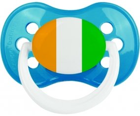 Drapeau Côte d'Ivoire Sucete Anatomique Cyan classique