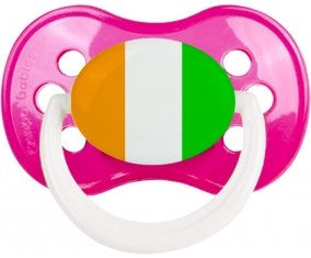 Drapeau Côte d'Ivoire Sucete Anatomique Rose foncé classique