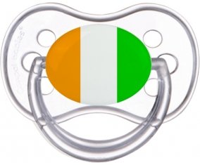 Drapeau Côte d'Ivoire Sucete Anatomique Transparente classique