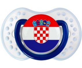 Drapeau Croatie Tétine LOVI Dynamic Marine-blanc-bleu classique