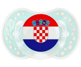 Drapeau Croatie Tétine LOVI Dynamic Retro-turquoise-lagon classique