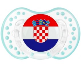 Drapeau Croatie Tétine LOVI Dynamic Retro-blanc-lagon classique