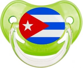 Drapeau Cuba Sucette Physiologique Vert classique