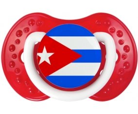 Drapeau Cuba Sucette LOVI Dynamic Blanc-rouge classique