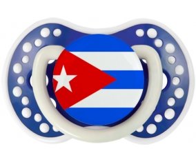 Drapeau Cuba Sucette LOVI Dynamic Bleu-marine phosphorescente