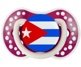 Drapeau Cuba Sucette LOVI Dynamic Fuchsia phosphorescente