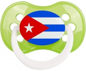 Drapeau Cuba Tétine Anatomique Vert classique