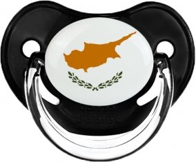 Drapeau Chypre Tétine Physiologique Noir classique