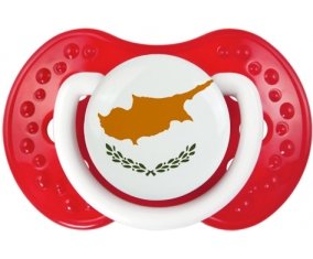Drapeau Chypre Sucete LOVI Dynamic Blanc-rouge classique