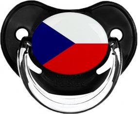 Drapeau République Tchèque Sucete Physiologique Noir classique