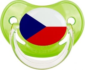 Drapeau République Tchèque Sucete Physiologique Vert classique