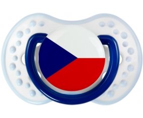 Drapeau République Tchèque Tétine LOVI Dynamic Marine-blanc-bleu classique