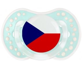 Drapeau République Tchèque Tétine LOVI Dynamic Retro-turquoise-lagon classique