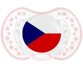 Drapeau République Tchèque Tétine LOVI Dynamic Retro-blanc-rose-tendre classique