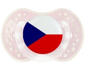 Drapeau République Tchèque Tétine LOVI Dynamic Retro-rose-tendre classique
